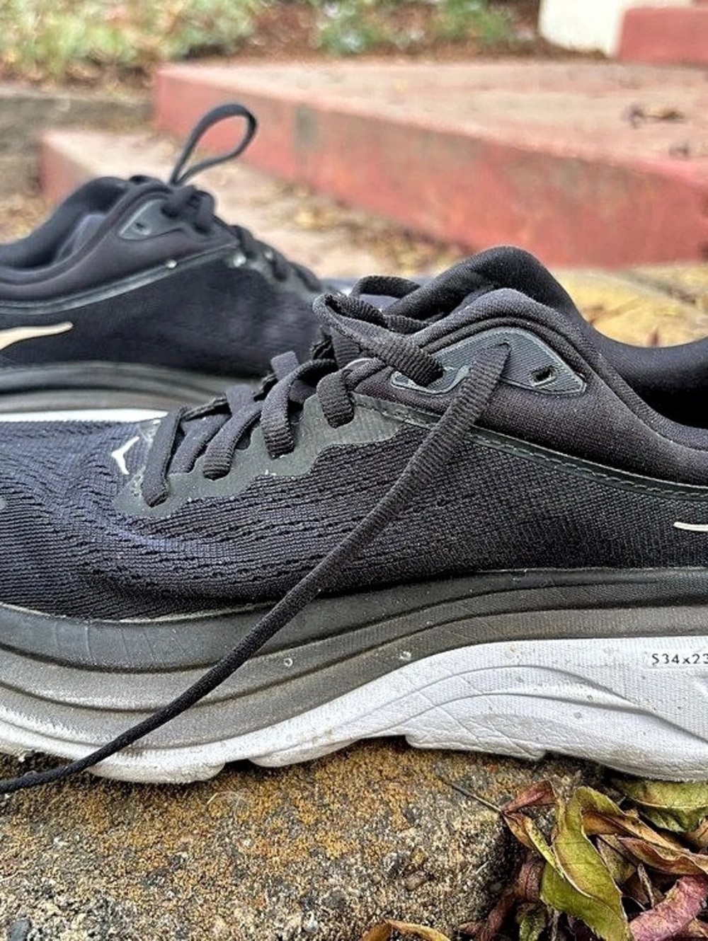 Hoka Bondi 8 Women's Black & White US 7.5 Athletic Shoes